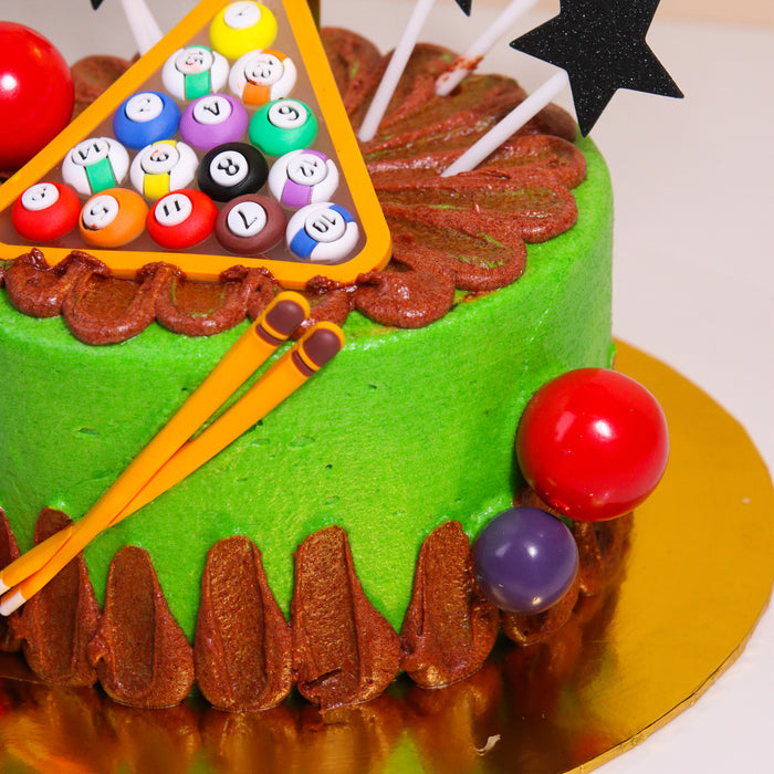 Pool Table Birthday Cake. Carrot Cake. - CakeCentral.com