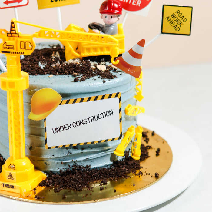 Construction Site - Cake Together - Online Birthday Cake Delivery