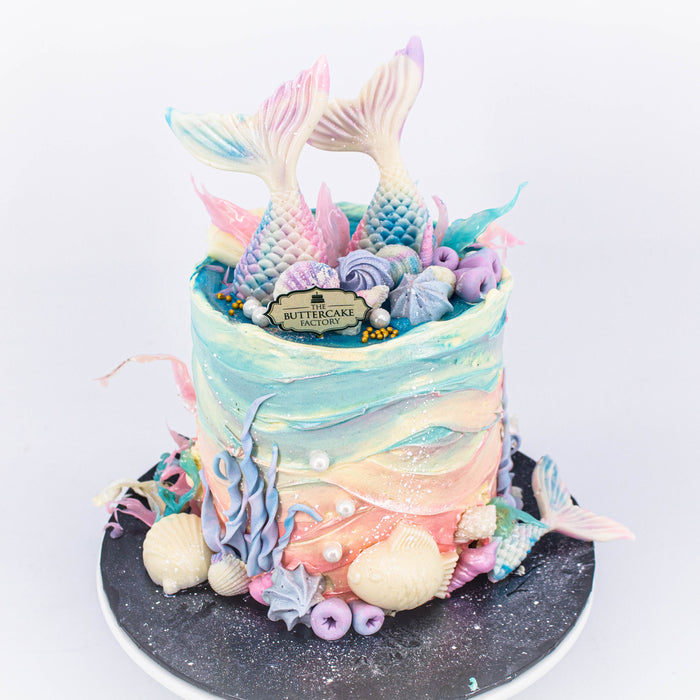 Pastel Mermaid 4 inch - Cake Together - Online Birthday Cake Delivery