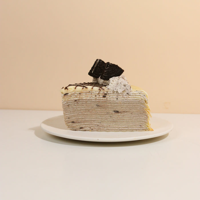 Cookies and Cream Mille Crepe 8 inch - Cake Together - Online Birthday Cake Delivery