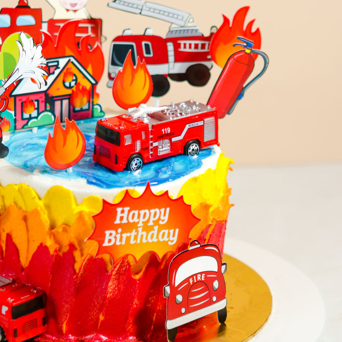 Hero Fireman - Cake Together - Online Birthday Cake Delivery