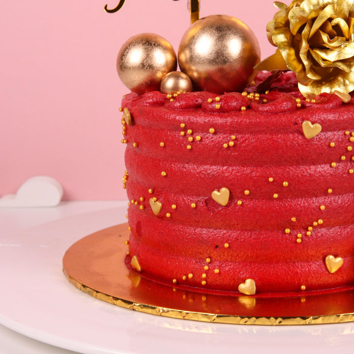 Forever Love Valentine's Cake - Cake Together - Online Birthday Cake Delivery