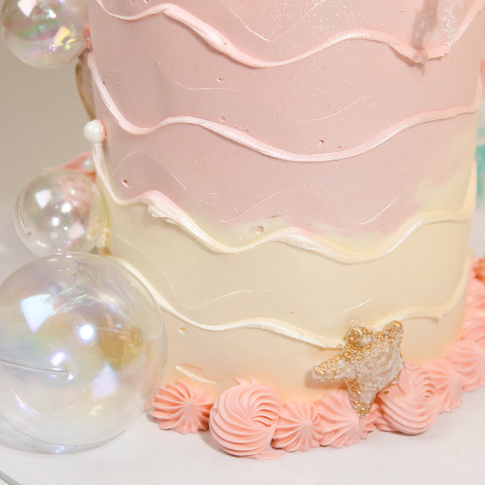 Pink Ariel Mermaid 5 inch - Cake Together - Online Birthday Cake Delivery