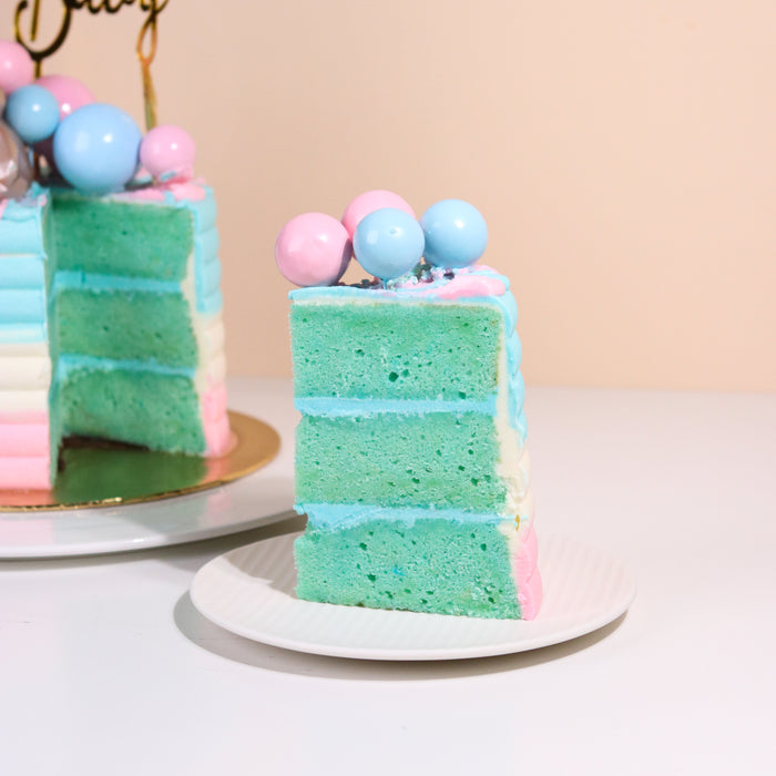 Gender Reveal (Teddy) - Cake Together - Online Birthday Cake Delivery