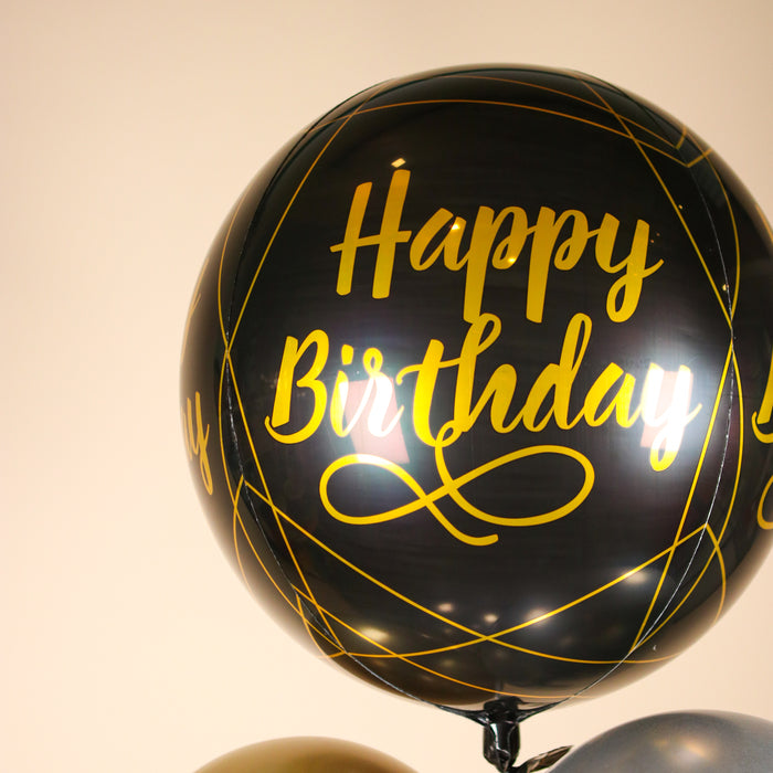 Classy Birthday Balloons 7 Pieces