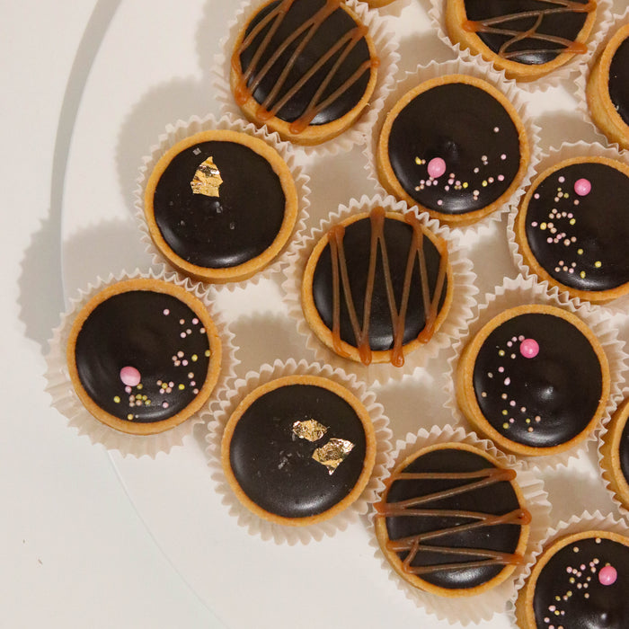 Decadent Dark Chocolate Tarts (Mini) - Cake Together - Online Birthday Cake Delivery