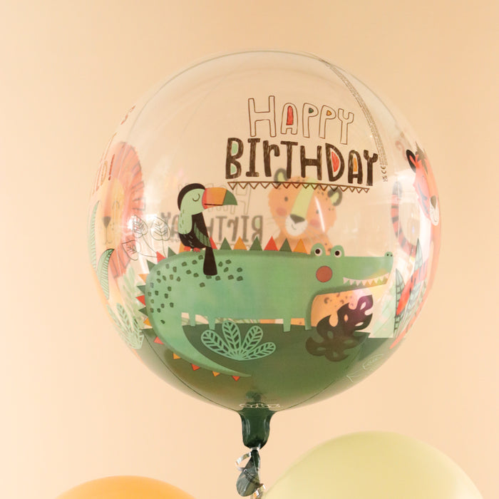 Safari Birthday Balloons 7 Pieces