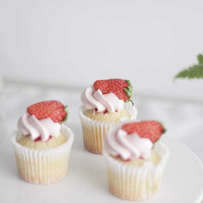 Strawberry Vanilla Cupcakes - Cake Together - Online Birthday Cake Delivery