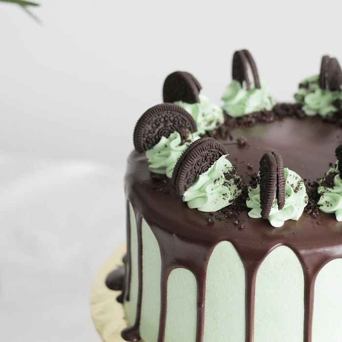 Mint Cookies and Cream Cake 9 inch - Cake Together - Online Birthday Cake Delivery