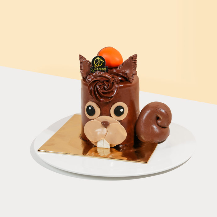 Squirrel Designer Cake 4 inch - Cake Together - Online Birthday Cake Delivery
