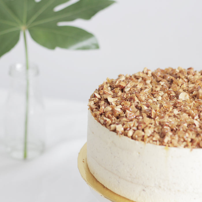 Tiramisu with Caramalised Almonds 9 inch - Cake Together - Online Birthday Cake Delivery