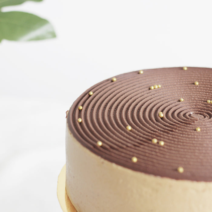 Whisky Salted Caramel Mousse 9 inch - Cake Together - Online Birthday Cake Delivery