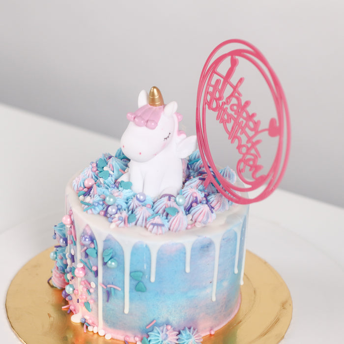 Whimsical Unicorn Cake 5 inch - Cake Together - Online Birthday Cake Delivery