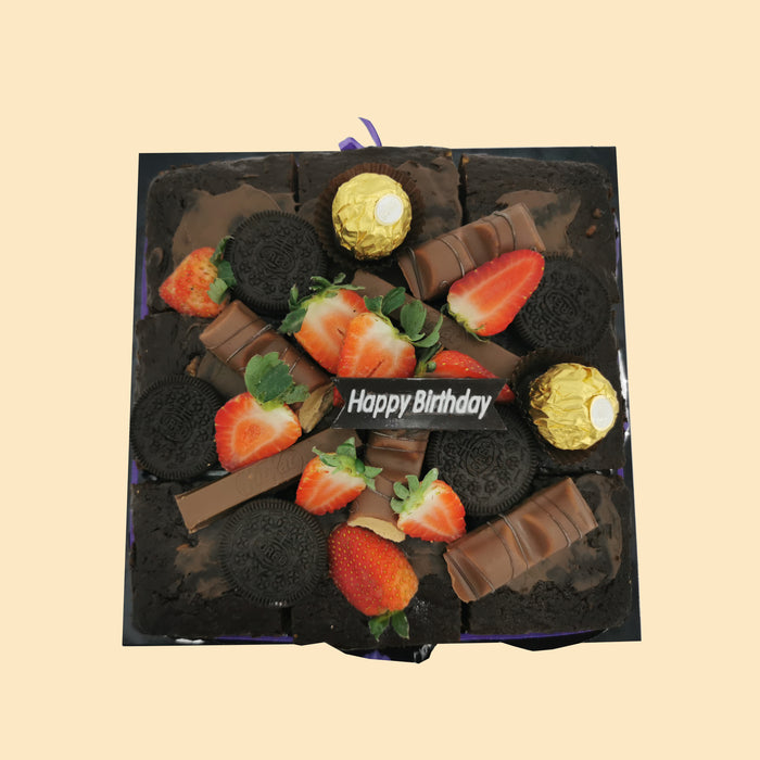 Chocolate Brownie 8 inch - Cake Together - Online Birthday Cake Delivery