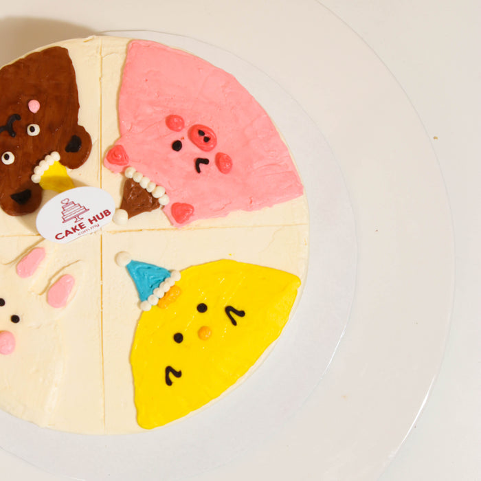 Korea Ins Animals Cake - Cake Together - Online Birthday Cake Delivery
