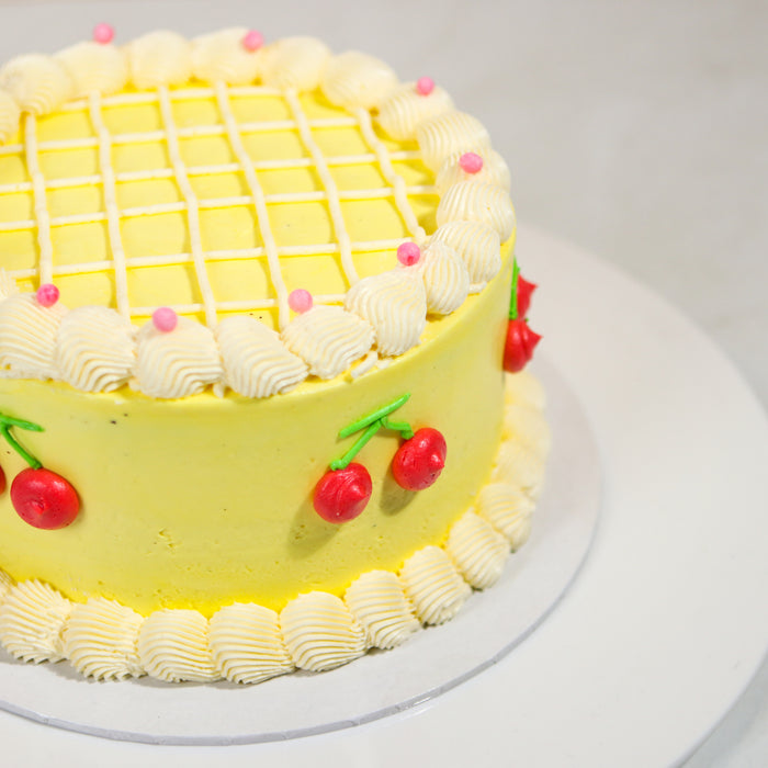    Cherry Pie Korean Ins Cake 6 inch - Cake Together - Online Birthday Cake Delivery