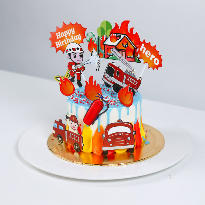 Fire Fire 5 inch - Cake Together - Online Birthday Cake Delivery