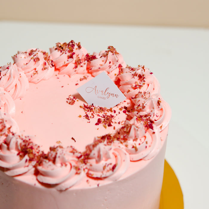 Lychee Rose Cake 6 inch - Cake Together - Online Birthday Cake Delivery
