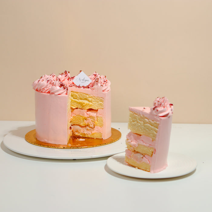 Rose  Lychee Cake