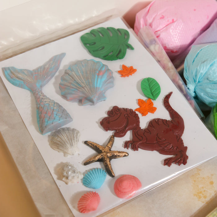  Mermaid + Dinosaur DIY Cupcake Kit - Cake Together - Online Birthday Cake Delivery