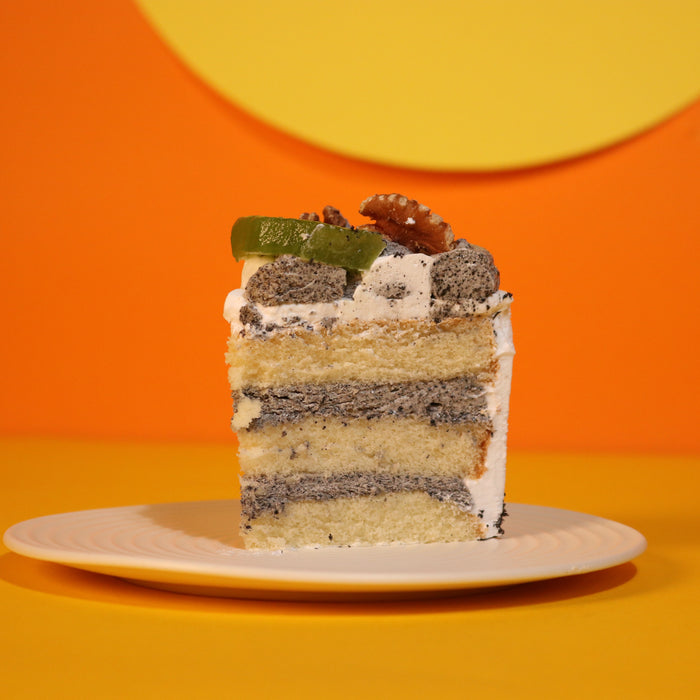 Black Sesame with Walnut Cake - Cake Together - Online Birthday Cake Delivery