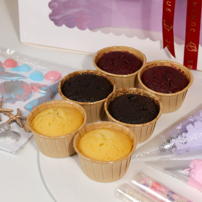 Mermaid DIY Cupcake Kit - Cake Together - Online Birthday Cake Delivery
