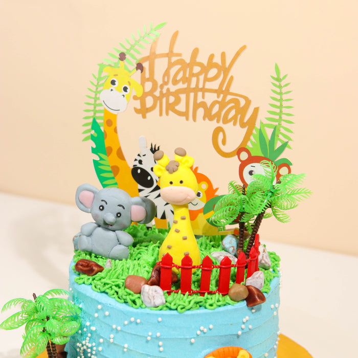Easy Zoo Cake - Birthday Celebrations - This Is Cooking for Busy MumsThis  Is Cooking for Busy Mums