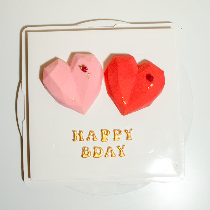 Duo Diamond Love Mousse Cake - Cake Together - Online Birthday Cake Delivery