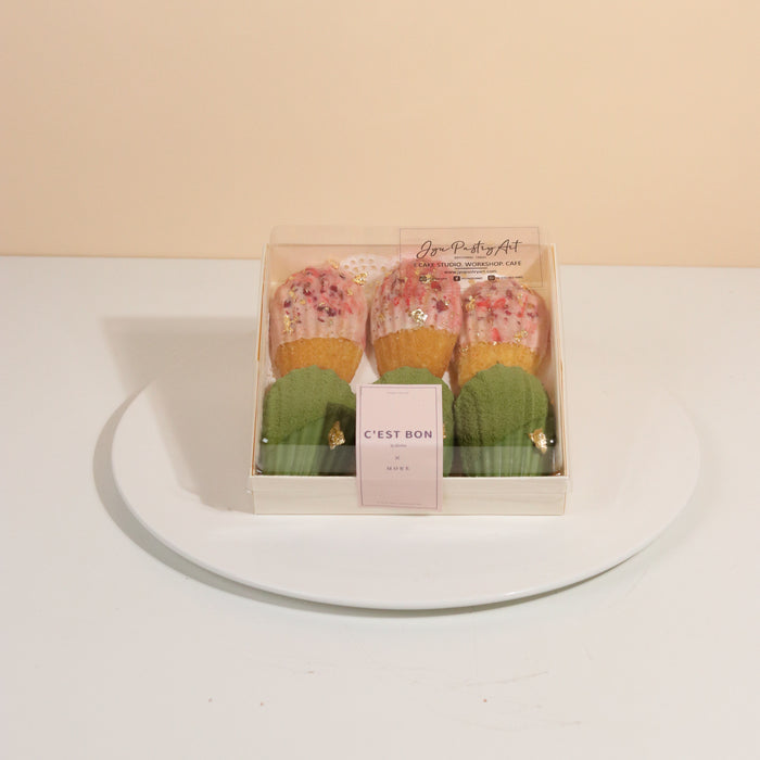 Japanese Green Tea & Almond Madeleine 6 Pieces - Cake Together - Online Birthday Cake Delivery