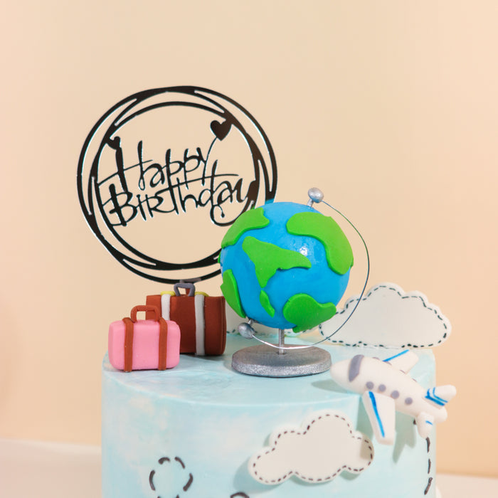 Dream of Traveling Cake - Cake Together - Online Birthday Cake Delivery