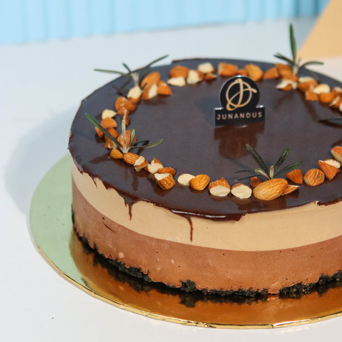 Chocolate Coffee Cheesecake 8 inch - Cake Together - Online Birthday Cake Delivery