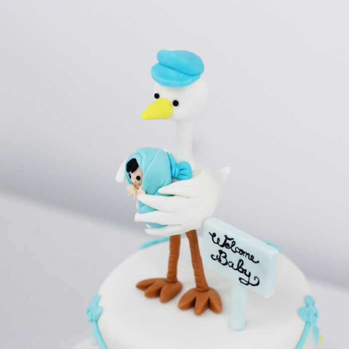 Stork and Baby 5 inch | Cake Together | Online Birthday Cake Delivery