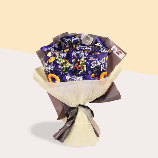 Super Ring Snack Bouquet - Cake Together - Online Birthday Cake Delivery