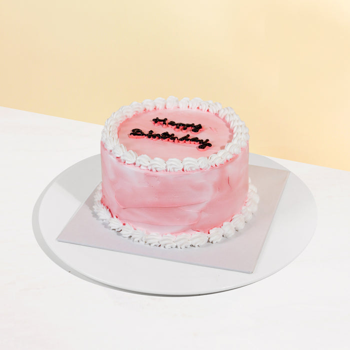 Pink Flower Cake - Next Day Delivery | Caffè Concerto