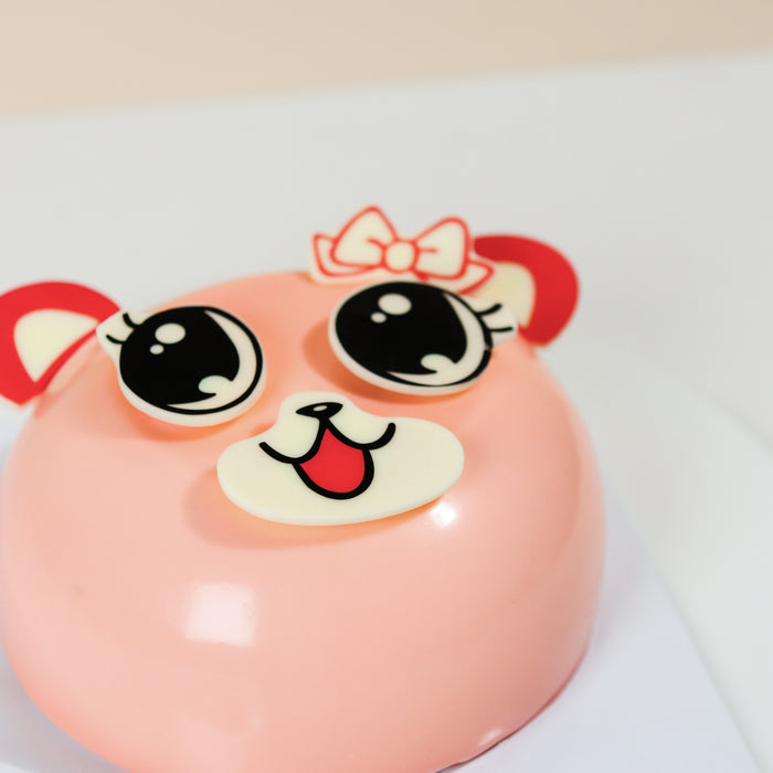 Pink Kitty Cake 6 inch - Cake Together - Online Birthday Cake Delivery