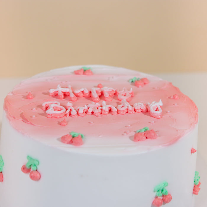 Little Cherry Korean-Styled Cake - Cake Together - Online Birthday Cake Delivery