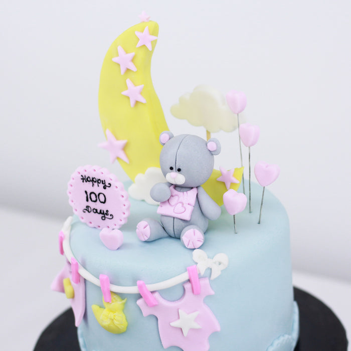 Moon and Bear 5 inch | Cake Together | Online Birthday Cake Delivery
