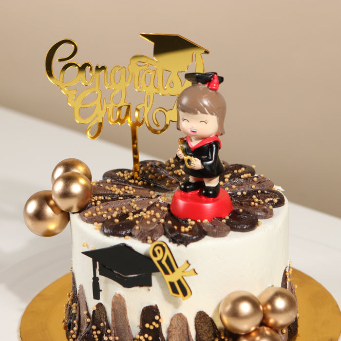 Congrats Graduate Girl - Cake Together - Online Birthday Cake Delivery