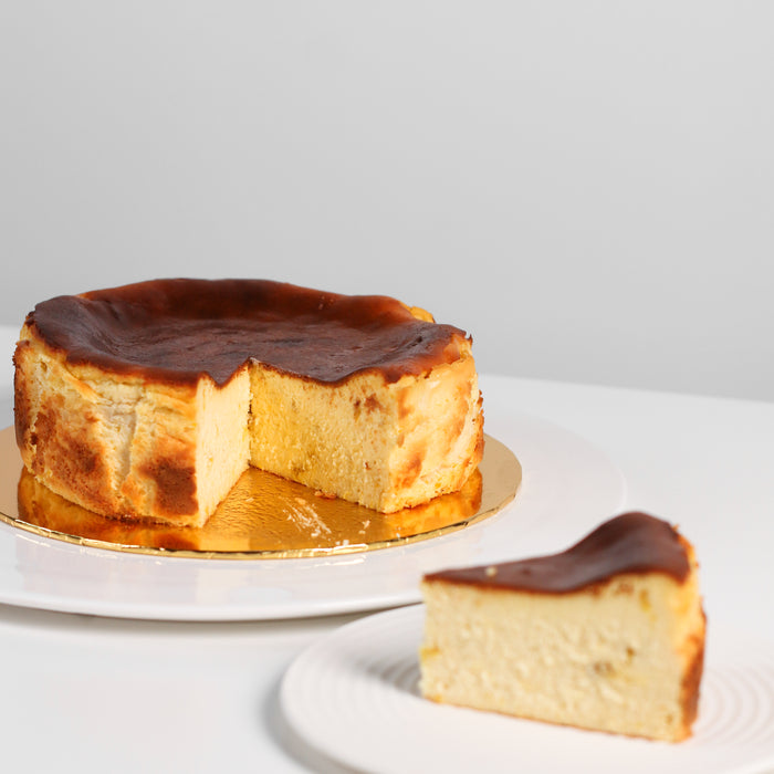 Mango Burnt Cheesecake - Cake Together - Online Birthday Cake Delivery