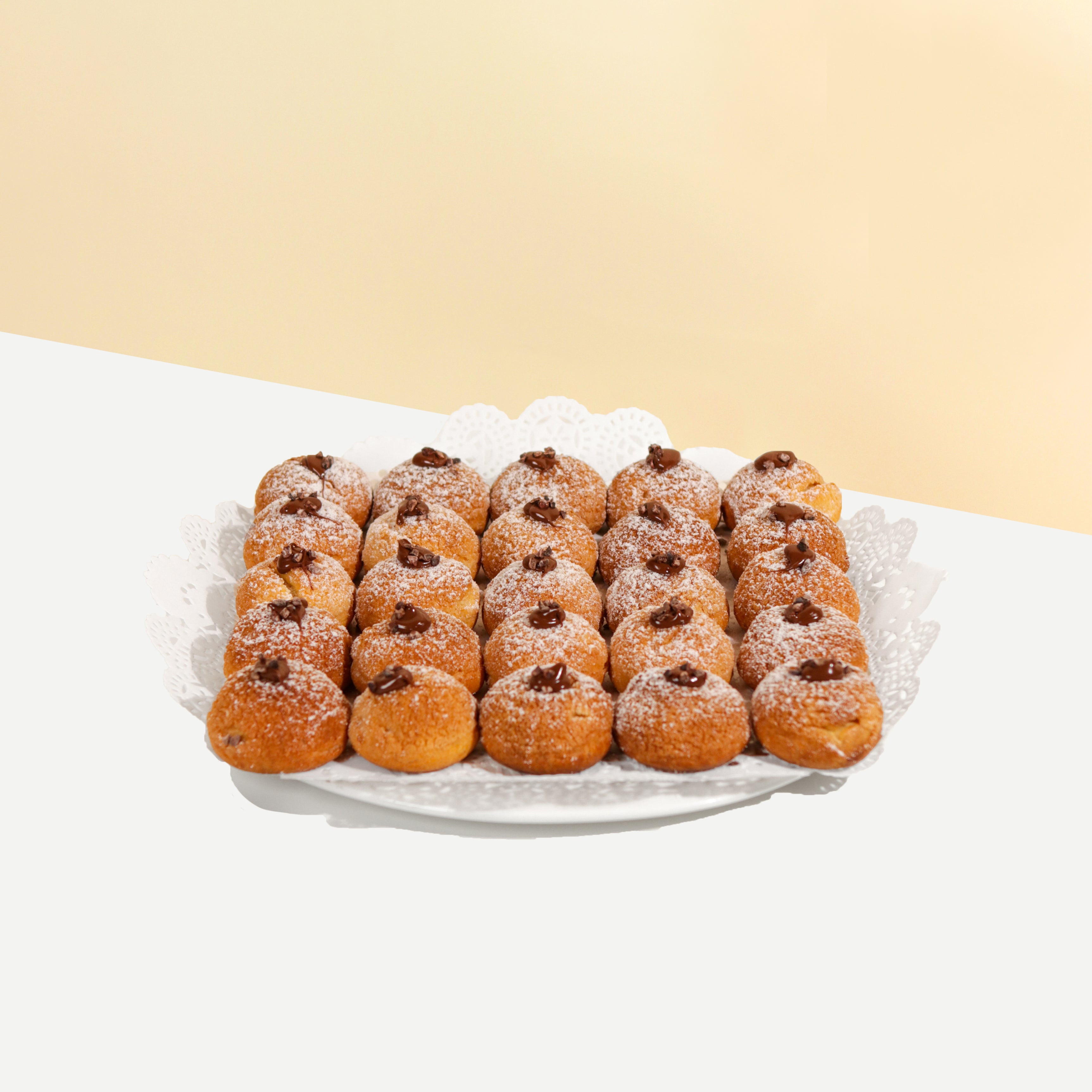 Chocolate Hazelnut Cream Puffs Cake Together Birthday Cake Cake