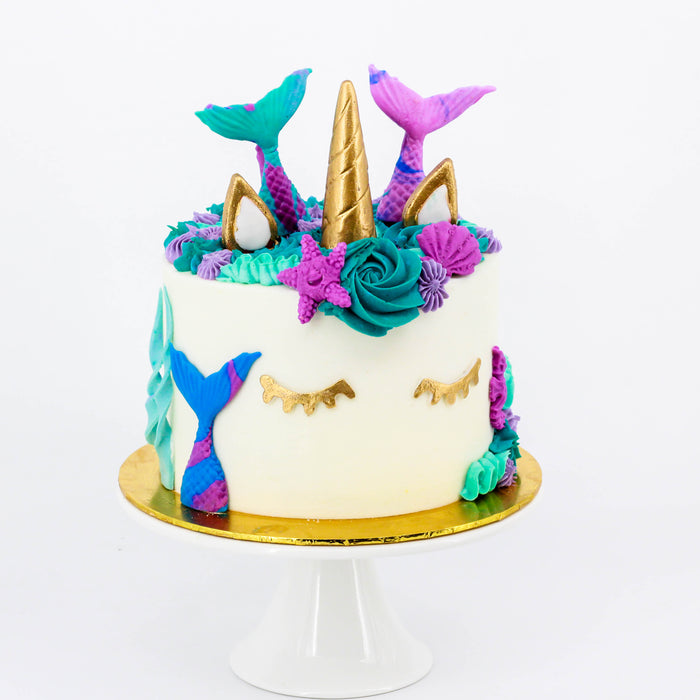 Mermaid Unicorn Cake - Cake Together - Online Birthday Cake Delivery