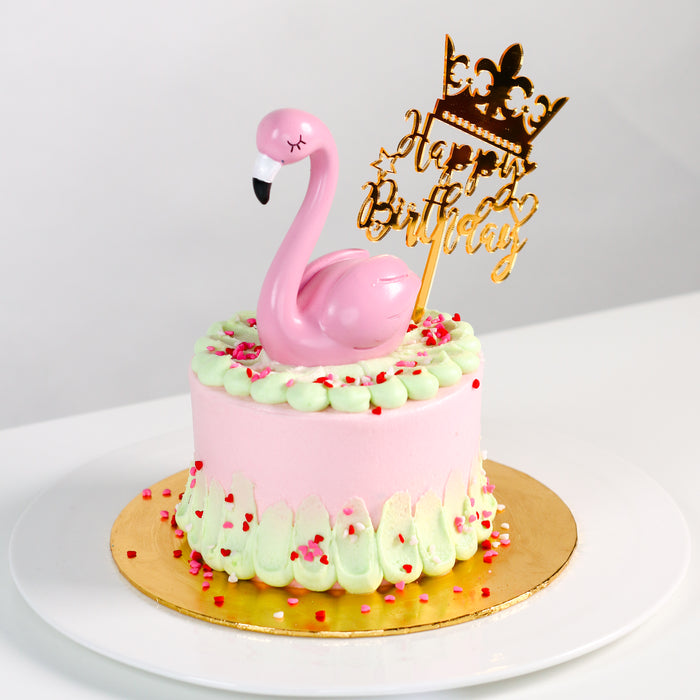 Majestic Flamingo 5 inch - Cake Together - Online Birthday Cake Delivery