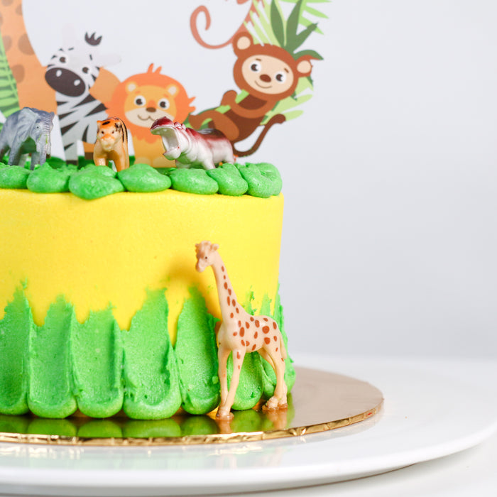 Safari Animal Land 5 inch - Cake Together - Online Birthday Cake Delivery