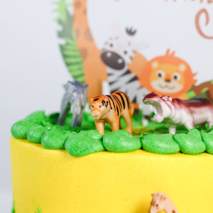 Safari Animal Land 5 inch - Cake Together - Online Birthday Cake Delivery