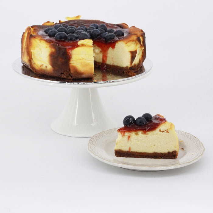 Burnt Cheese Blueberry Jammed 8 inch - Cake Together - Online Birthday Cake Delivery