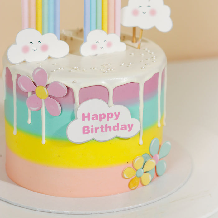 My Little Rainbow Cake 5 inch - Cake Together - Online Birthday Cake Delivery