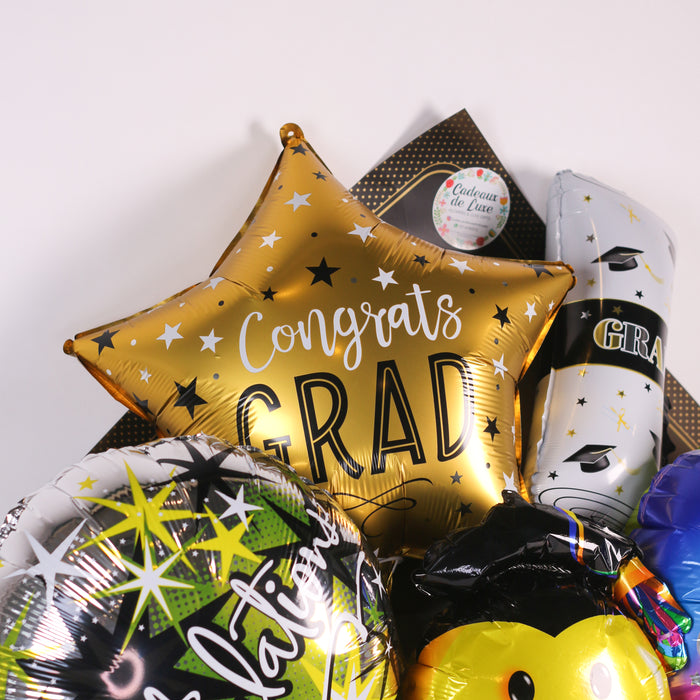Graduation Foil Balloon Bouquet - Cake Together - Online Birthday Cake Delivery