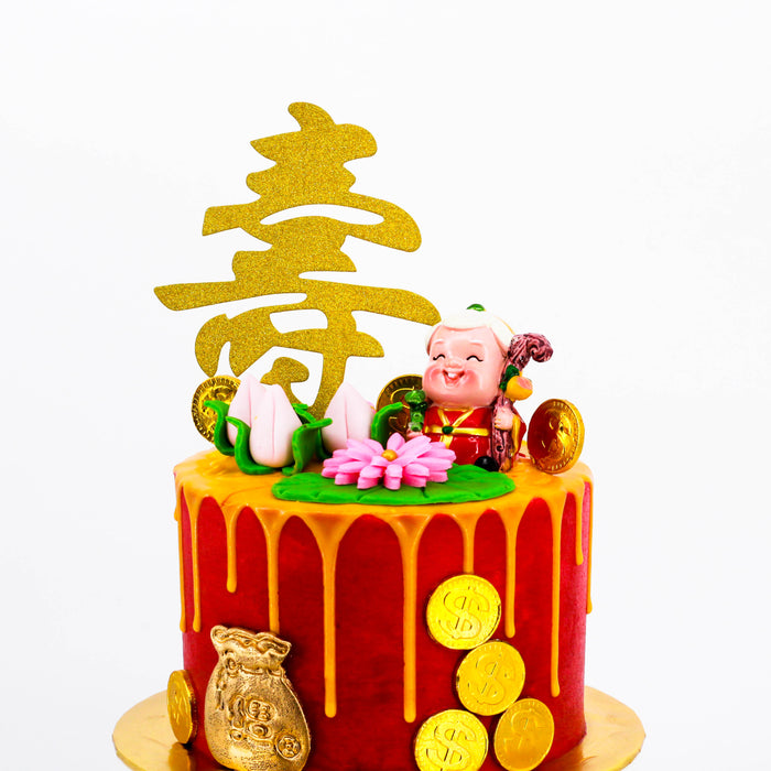 Longevity-Lady Cake - Cake Together - Online Birthday Cake Delivery