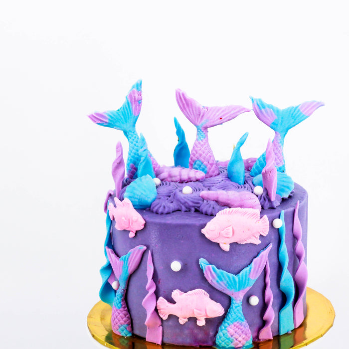 Pastel Mermaid Cake - Cake Together - Online Birthday Cake Delivery