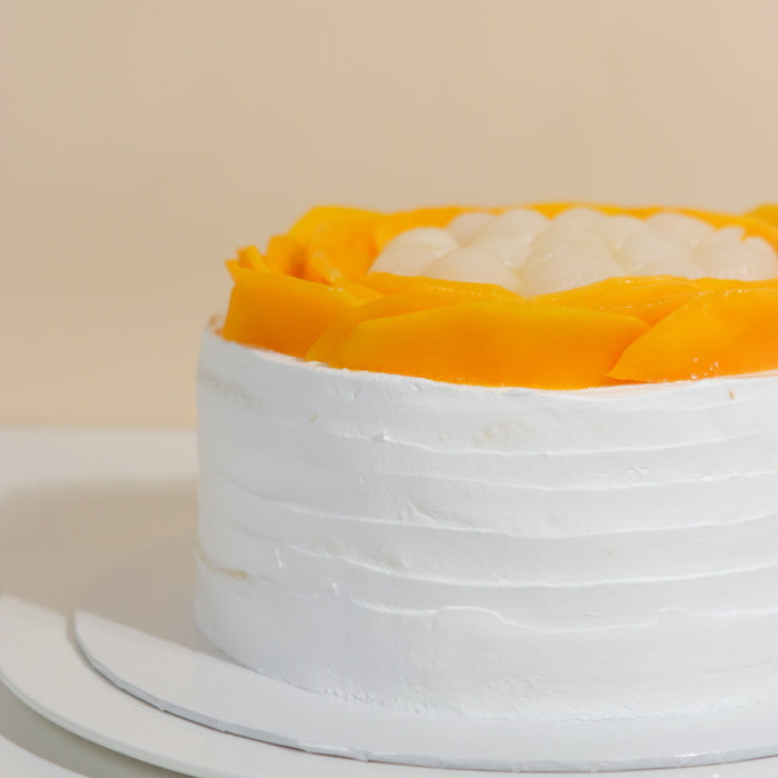 Mango Longan 8 inch - Cake Together - Online Birthday Cake Delivery